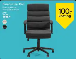 Leen Bakker Bureaustoel Rolf aanbieding