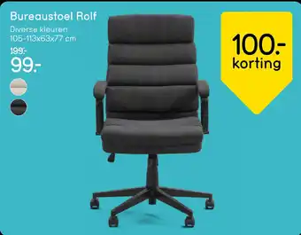 Leen Bakker Bureaustoel Rolf aanbieding