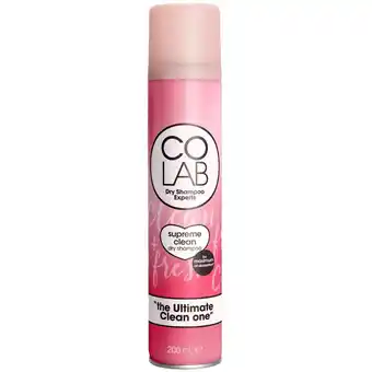 Kruidvat Colab Supreme Clean Droogshampoo aanbieding