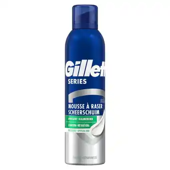 Kruidvat Gillette Series Scheerschuim voor de Gevoelige Huid aanbieding