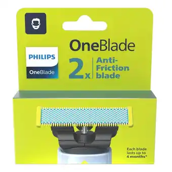 Kruidvat Philips OneBlade First Shave QP225/50 Navulmesjes aanbieding