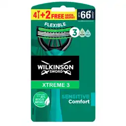 Kruidvat Wilkinson Sword Xtreme 3 Sensitive Wegwerpscheermesjes aanbieding