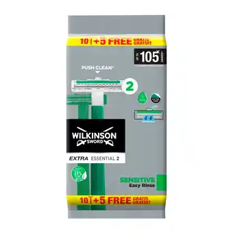 Kruidvat Wilkinson Sword Extra 2 Sensitive Wegwerpscheermesjes aanbieding