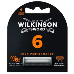 Kruidvat Wilkinson Sword Wilkinson 6 Scheermesjes aanbieding