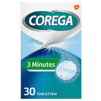 Kruidvat Corega 3 Minutes Dagelijkse Reiniger Tabletten aanbieding