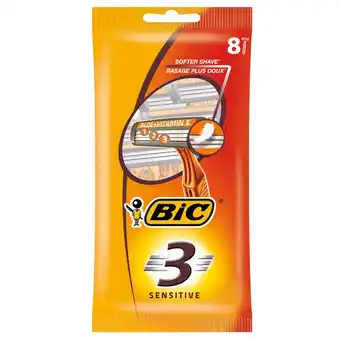 Kruidvat Bic 3 Sensitive Scheermesjes aanbieding