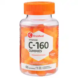 Kruidvat Kruidvat Vitamine C-160 Gummies aanbieding