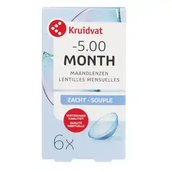 Kruidvat Kruidvat Opticare -5.00 Zachte Maandlenzen aanbieding