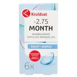 Kruidvat Kruidvat Opticare -2.75 Zachte Maandlenzen aanbieding