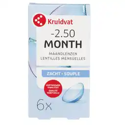 Kruidvat Kruidvat Opticare -2.50 Zachte Maandlenzen aanbieding