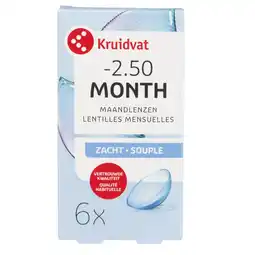 Kruidvat Kruidvat Opticare -2.50 Zachte Maandlenzen aanbieding