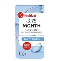 Kruidvat Kruidvat Opticare -3.75 Zachte Maandlenzen aanbieding