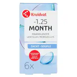 Kruidvat Kruidvat Opticare -1.25 Zachte Maandlenzen aanbieding