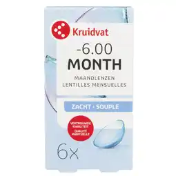 Kruidvat Kruidvat Opticare -6.00 Zachte Maandlenzen aanbieding