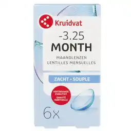 Kruidvat Kruidvat Opticare -3.25 Zachte Maandlenzen aanbieding