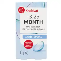Kruidvat Kruidvat Opticare -3.25 Zachte Maandlenzen aanbieding