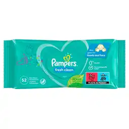 Kruidvat Pampers Fresh Clean Billendoekjes aanbieding