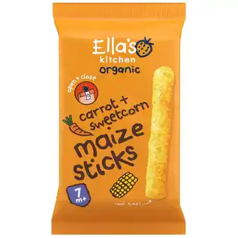Kruidvat Ella's Kitchen 7+M Carrot + Sweetcorn Maize Sticks aanbieding