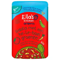 Kruidvat Ella's Kitchen Organic 8M+ Bio Pasta Met Groente aanbieding