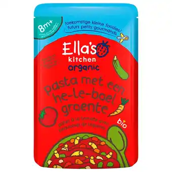 Kruidvat Ella's Kitchen Organic 8M+ Bio Pasta Met Groente aanbieding