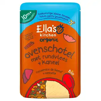 Kruidvat Ella's Kitchen Organic 10M+ Ovenschotel met Rundvlees en Kaneel aanbieding