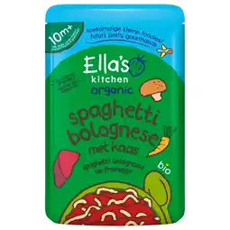 Kruidvat Ella's Kitchen Organic 10M+ Bio Spaghetti Bolognese aanbieding