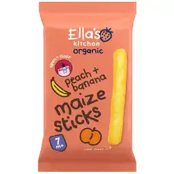 Kruidvat Ella's Kitchen 7+M Peach + Banana Maize Sticks aanbieding