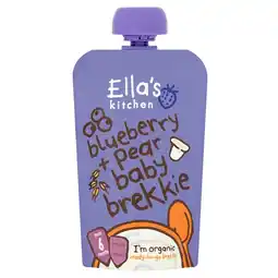 Kruidvat Ella's Kitchen Baby 6M+ Bosbessen Peer Ontbijtje aanbieding