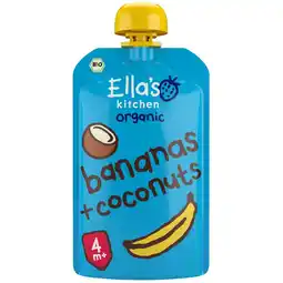 Kruidvat Ella's Kitchen 4+M Bananas + Coconuts Smoothie aanbieding