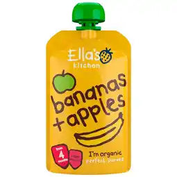 Kruidvat Ella's Kitchen 4+M Bananen En Appels Pureehapje aanbieding