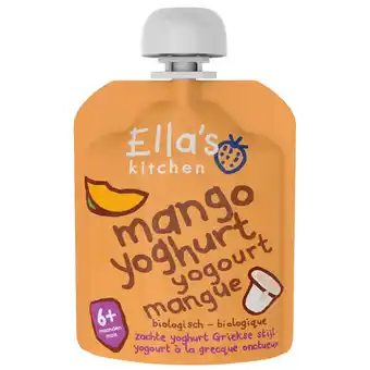 Kruidvat Ella's Kitchen 6+ Mango Griekse Yoghurt aanbieding