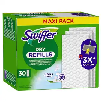 Kruidvat Swiffer Clean & Fresh Droge Vloerdoekjes Navullingen aanbieding