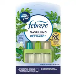 Kruidvat Ambi Pur Ochtenddauw 3Volution Elektrische Luchtverfrisser Navulling aanbieding