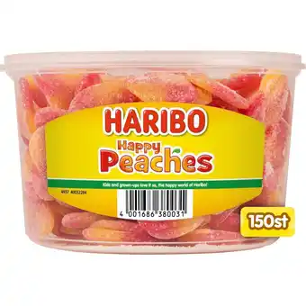 Kruidvat Haribo Happy Peaches aanbieding