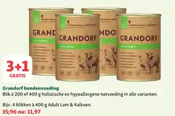 Maxi Zoo Grandorf hondenvoeding aanbieding