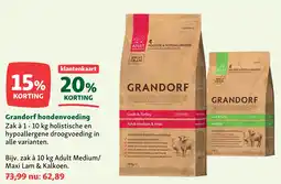 Maxi Zoo Grandorf hondenvoeding aanbieding