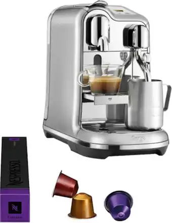 Coolblue Sage Nespresso Creatista Pro SNE900BSS Stainless Steel aanbieding