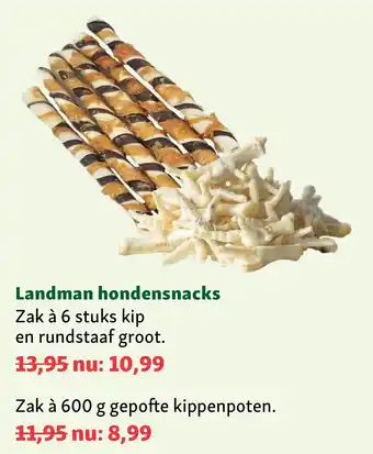 Maxi Zoo Landman hondensnacks aanbieding