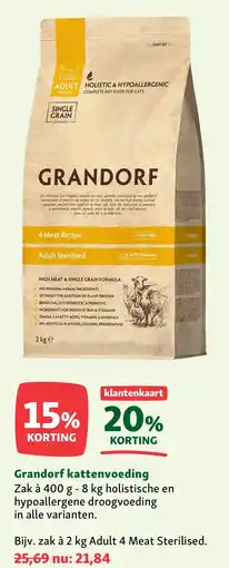 Maxi Zoo Grandorf kattenvoeding aanbieding