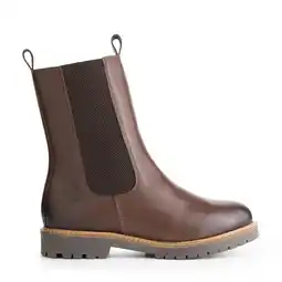 ANWB Travelin' Forsand dames Chelsea boots Donker Bruin aanbieding