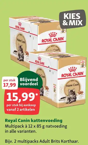 Maxi Zoo Royal Canin kattenvoeding aanbieding