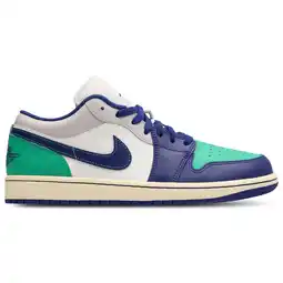 Foot Locker Jordan 1 Low Sneakers Heren - Wit - Maat 40 - Leer aanbieding