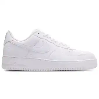Foot Locker Nike Air Force Sneakers Heren - Wit - Maat 42 - Leer aanbieding