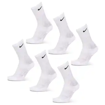 Foot Locker Nike Kids Crew 6 Pack Sokken Unisex - Wit - Maat 34 - 38 - Katoen aanbieding