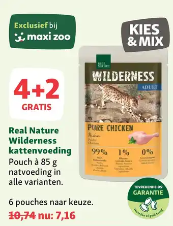 Maxi Zoo Real Nature Wilderness aanbieding