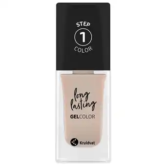 Kruidvat Kruidvat 020 Vanilla Sorbet Longlasting Gel Color Nagellak aanbieding