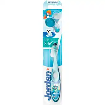 Kruidvat Jordan Step by Step 3-5 Jaar Tandenborstel aanbieding