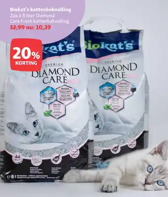 Maxi Zoo Biokat's kattenbakvulling aanbieding