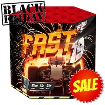 Huisman Vuurwerk Fast 19 Black Friday Deal aanbieding