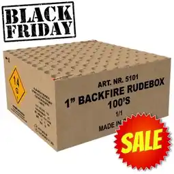 Huisman Vuurwerk Backfire Rudebox Black Friday Deal aanbieding